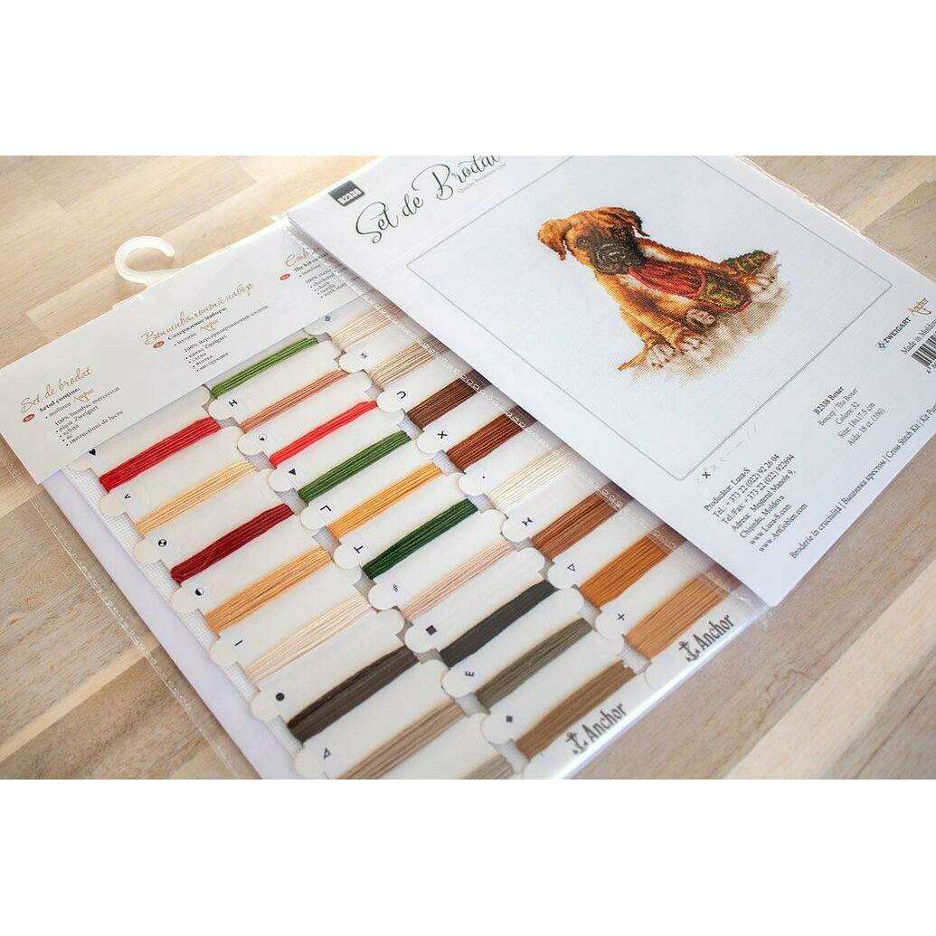 The Boxer B2338L Counted Cross-Stitch Kit