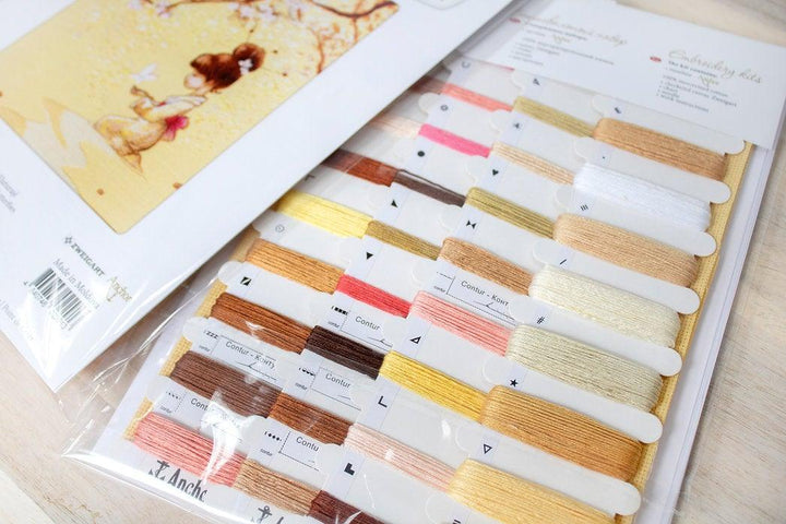 The Butterflies  B1145L Counted Cross-Stitch Kit