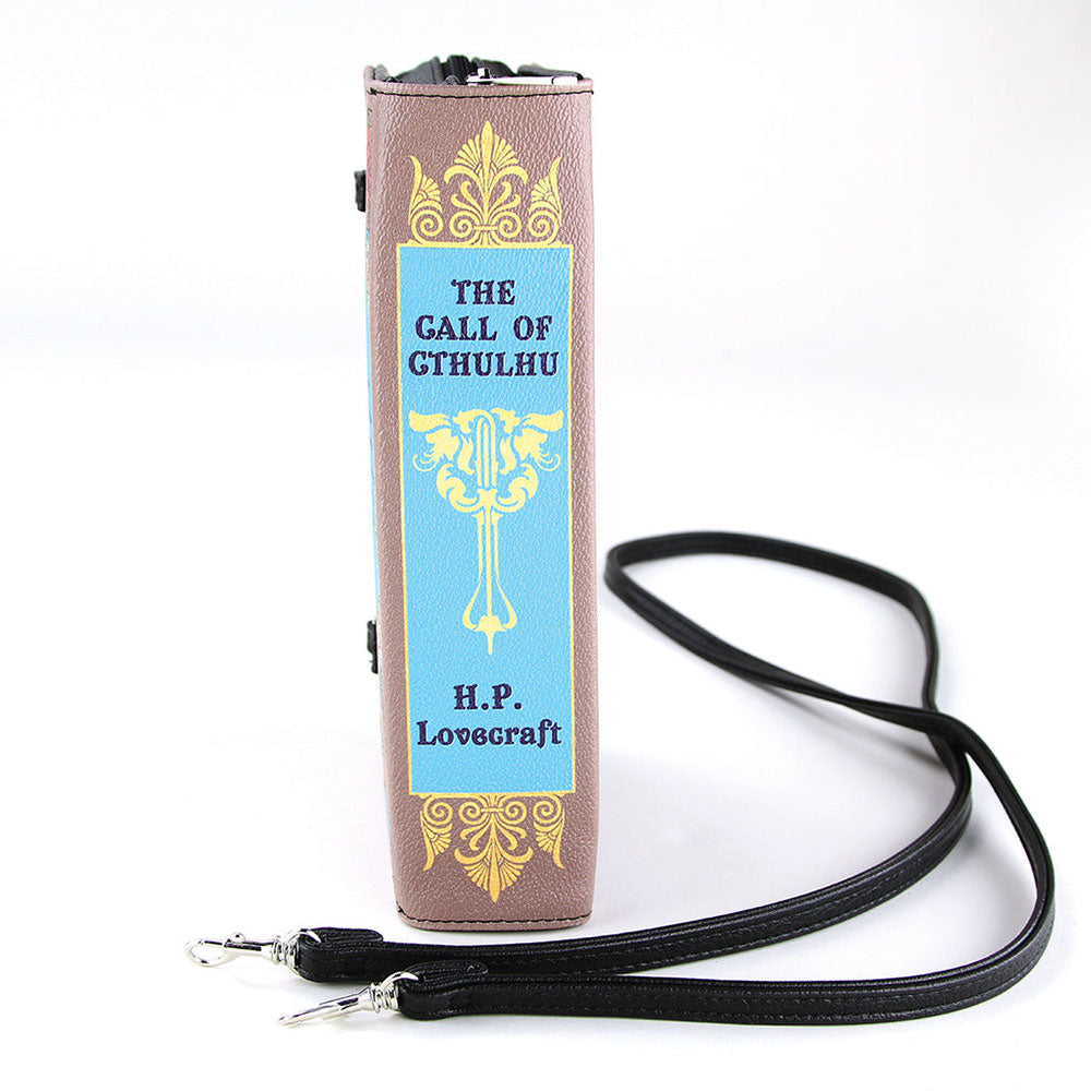 The Call Of Cthulhu Book Clutch Bag In Vinyl by Book Bags