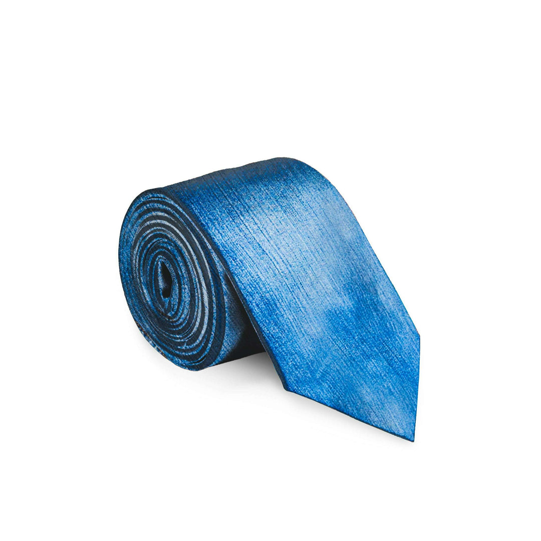 The Canadian Tuxedo | Canadian Tuxedo Denim Print Tie