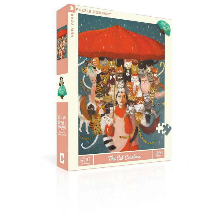 The Cat Countess Puzzle Featuring Artwork of Janet Hill