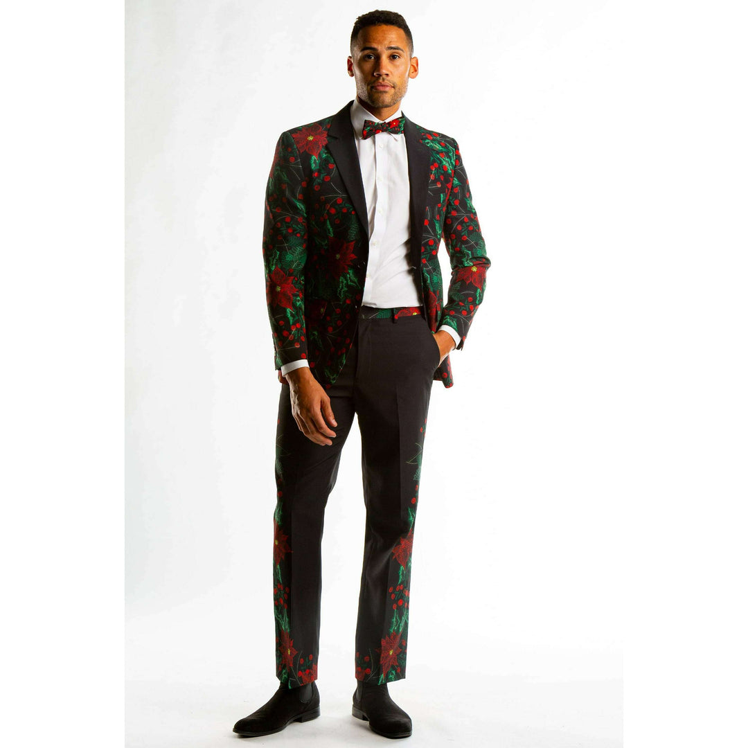 The Centerpiece | Poinsettia Ugly Christmas Suit