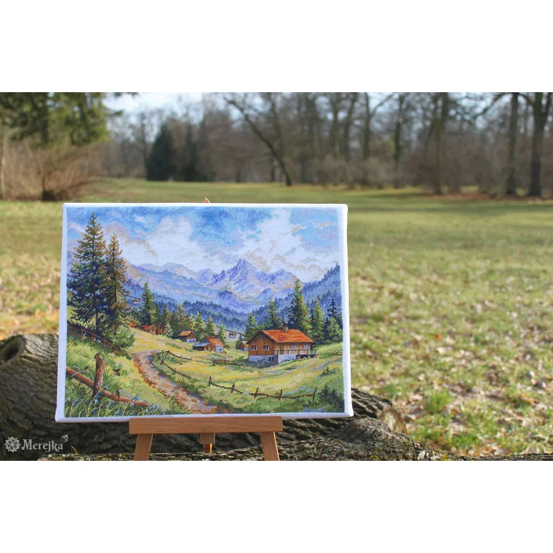 The Chamonix Valley K-244 Counted Cross-Stitch Kit