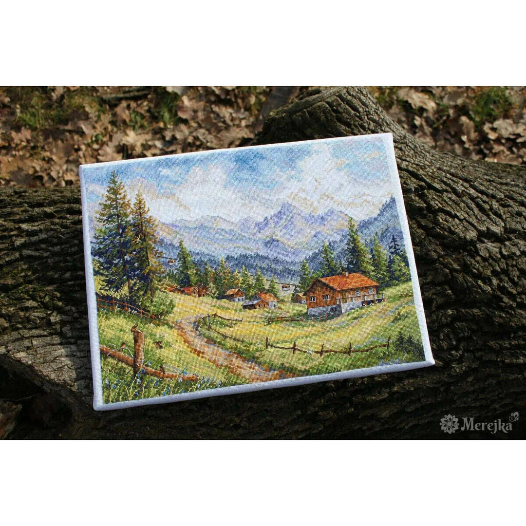 The Chamonix Valley K-244 Counted Cross-Stitch Kit