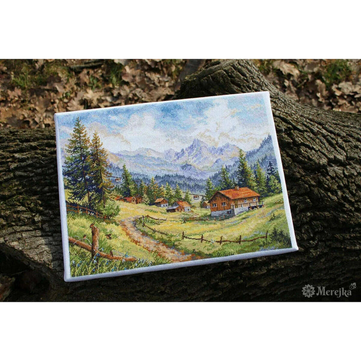 The Chamonix Valley K-244 Counted Cross-Stitch Kit