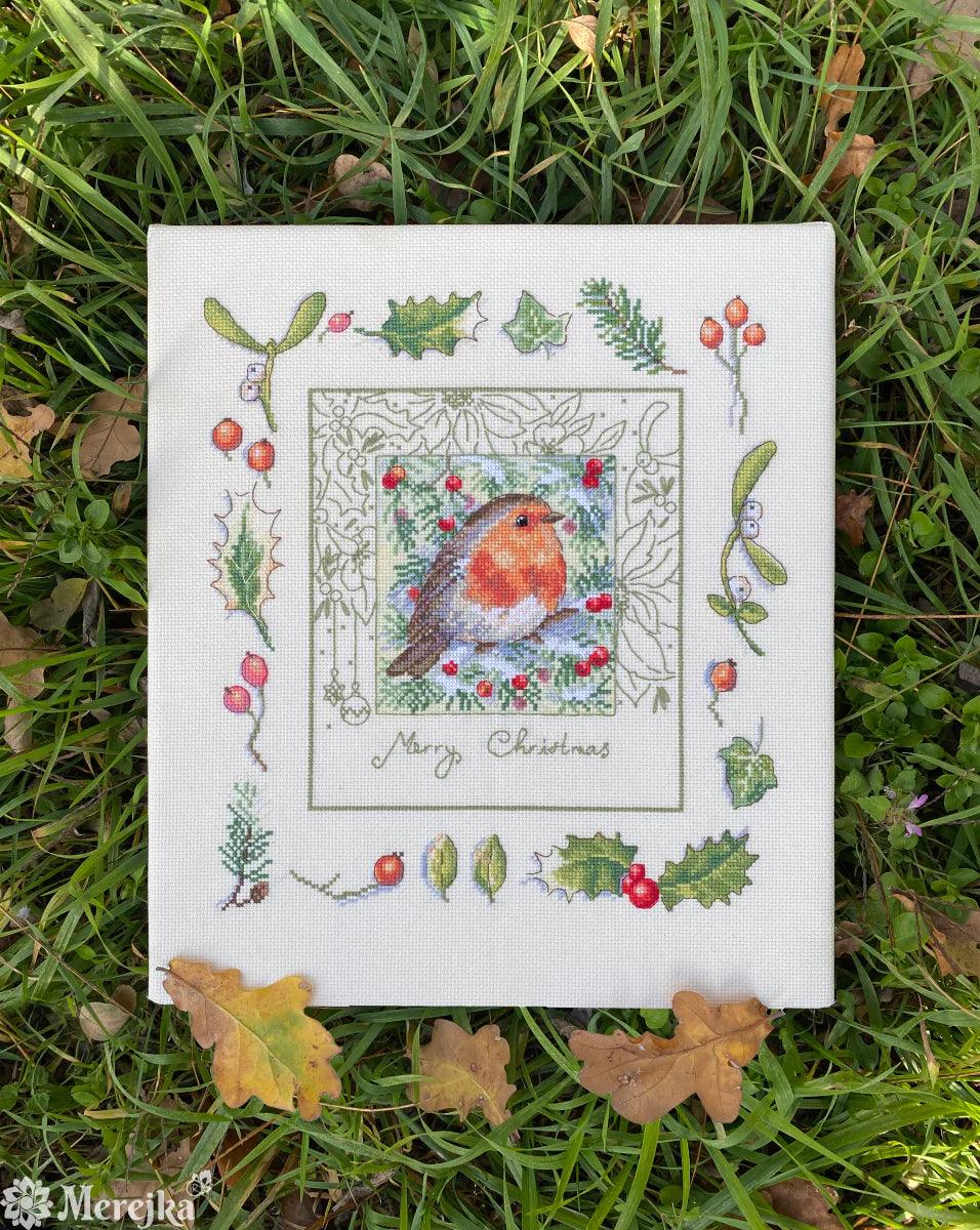 The Christmas Robin K-224 Counted Cross-Stitch Kit