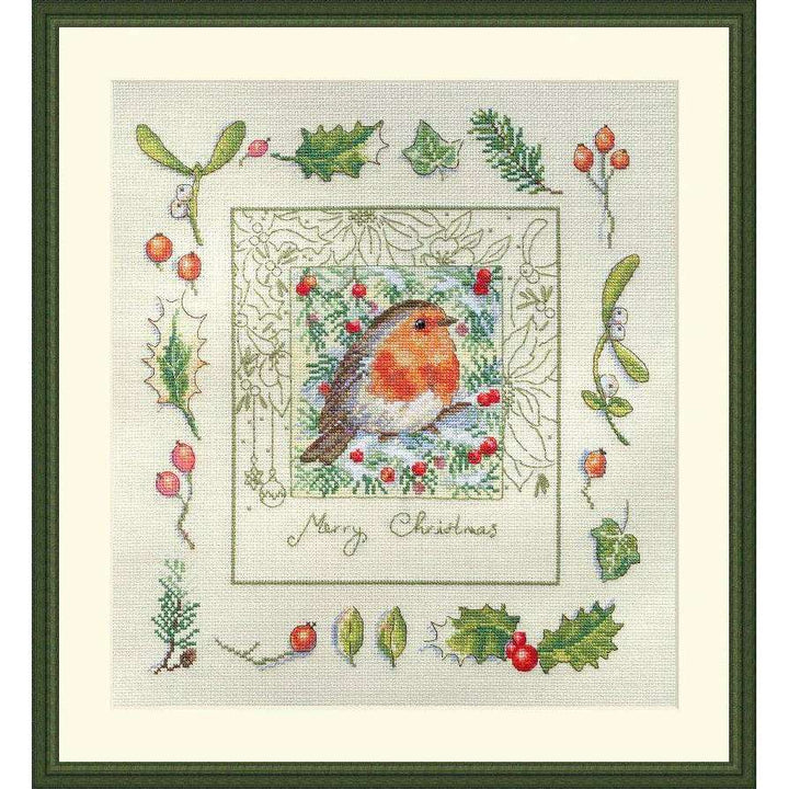The Christmas Robin K-224 Counted Cross-Stitch Kit