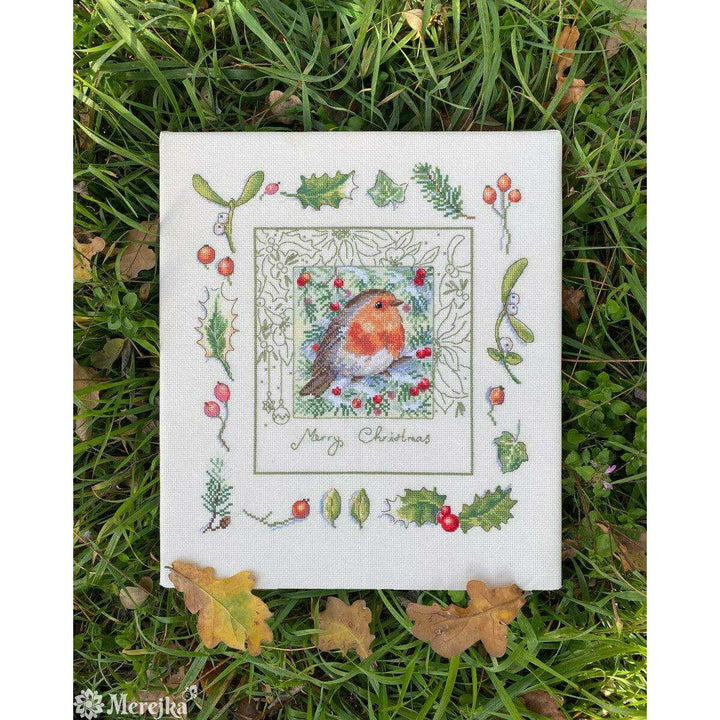 The Christmas Robin K-224 Counted Cross-Stitch Kit