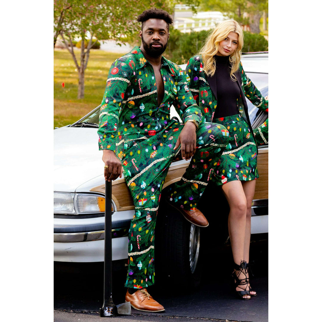 The Christmas Tree Camo | Christmas Tree Print Christmas Flight Suit