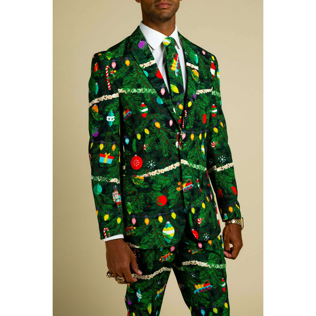 The Christmas Tree Camo | Mens Christmas Tree Print Suit
