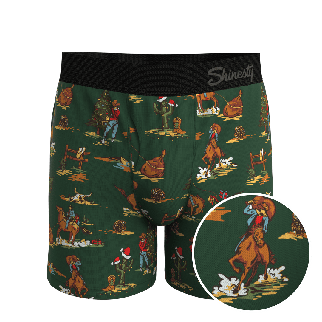 The Cowboy Christmas | Holiday Western Boxers