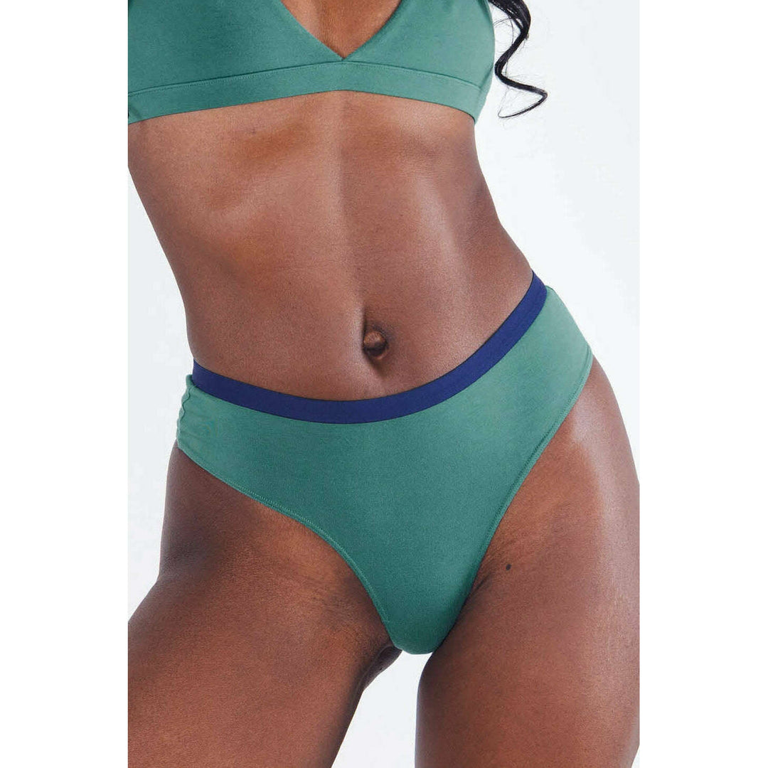 The Curacao | Teal Cheeky Underwear