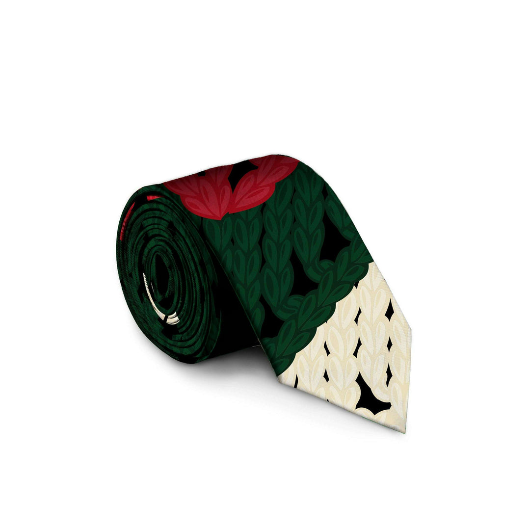 The Dapper Doily | Quilted Print Christmas Tie