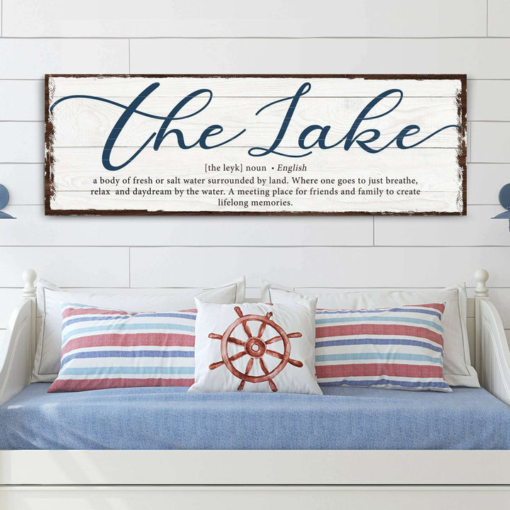 The Definition Of Lake Sign