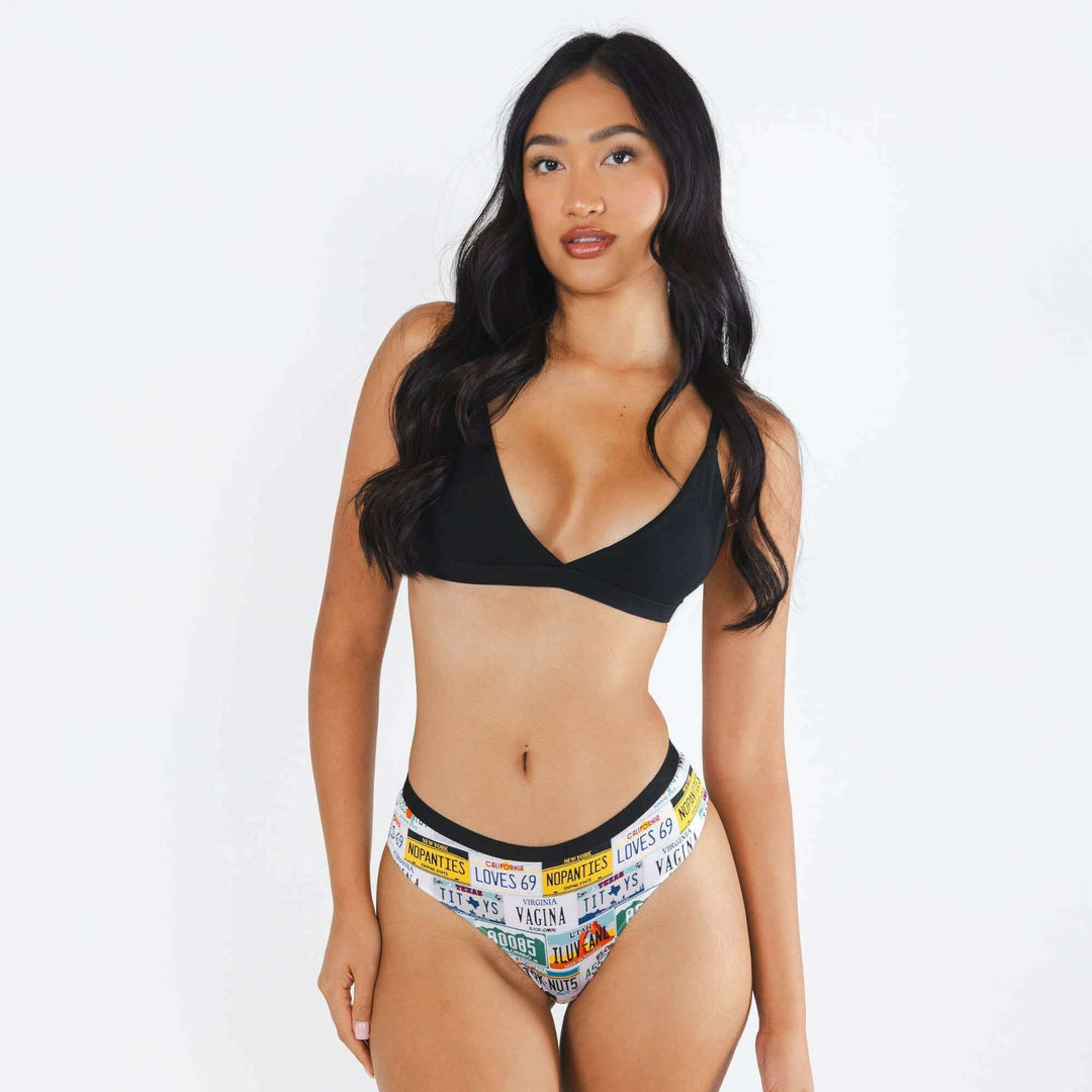 The DMV Catastrophe | License Plates Cheeky Underwear