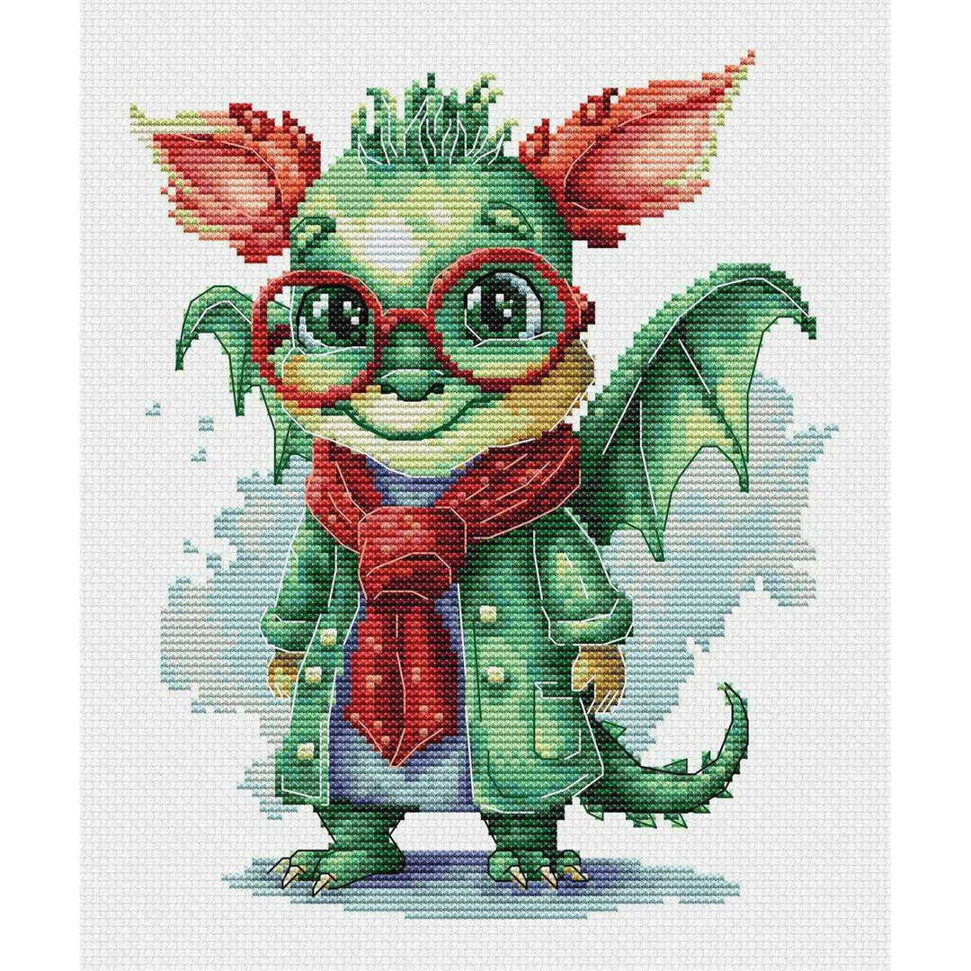 The Elegant Dragon  B1407L Counted Cross-Stitch Kit