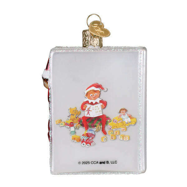 Old World Christmas The Elf on the Shelf Blown Glass Ornament