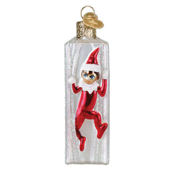 Old World Christmas The Elf on the Shelf Blown Glass Ornament