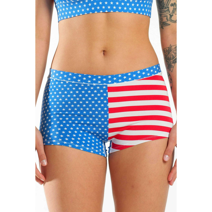 The Ellis Island | USA Flag Modal Boyshort Underwear