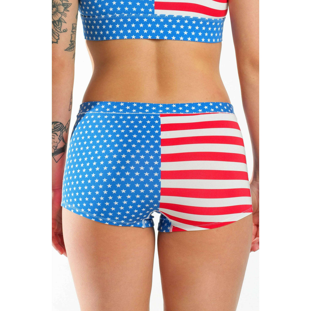 The Ellis Island | USA Flag Modal Boyshort Underwear