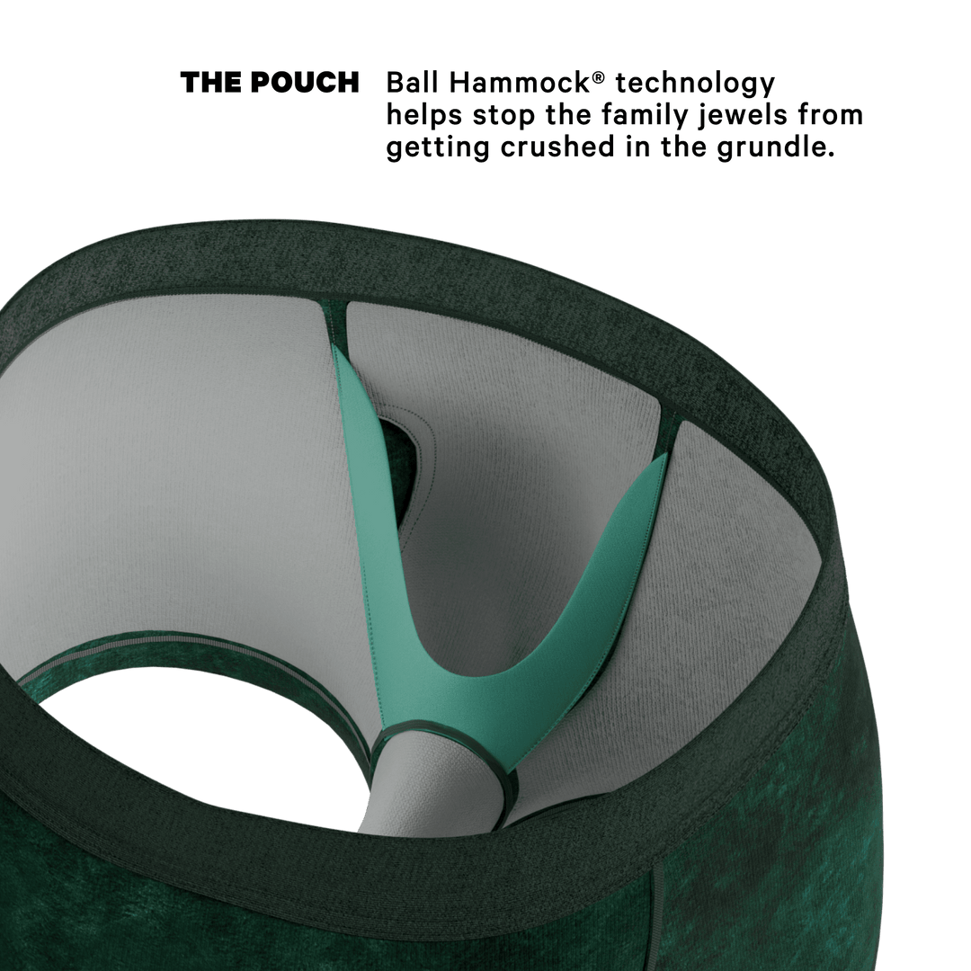 The Extravagance | Dark Green Velvet Trunk Underwear