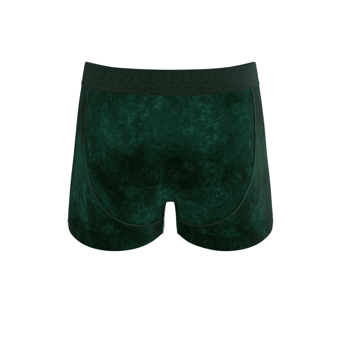 The Extravagance | Dark Green Velvet Trunk Underwear