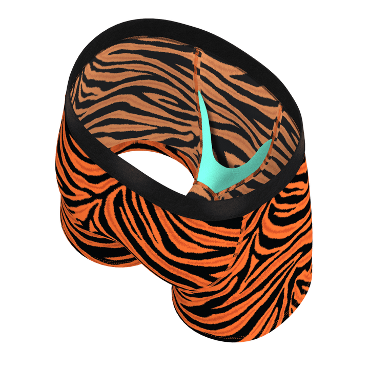 The Feral Feline | Tiger Print Boy's Boxer Briefs