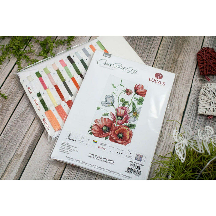 The Field Poppies B7020L Counted Cross-Stitch Kit