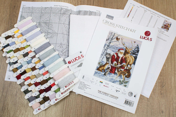 The Forest Friends BU5022L Counted Cross-Stitch Kit