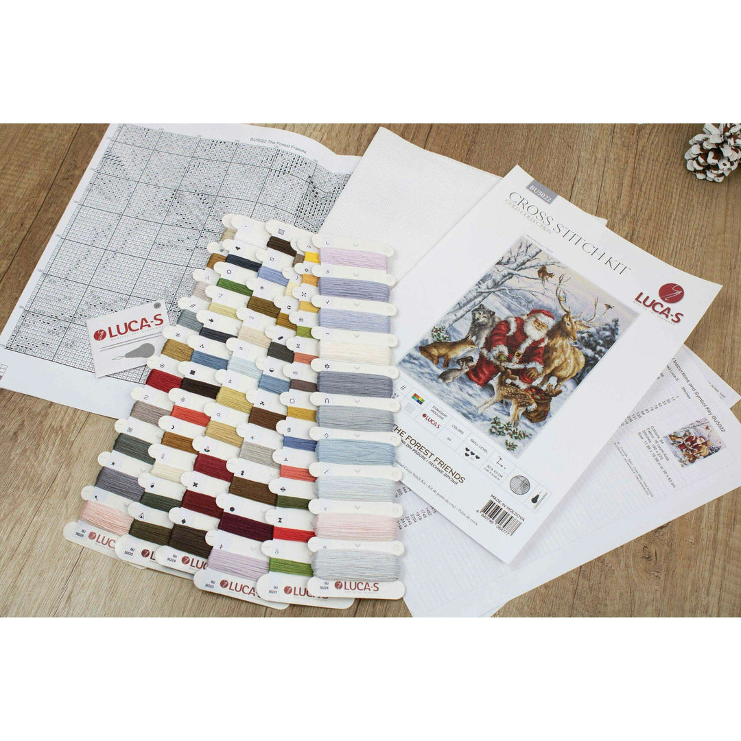 The Forest Friends BU5022L Counted Cross-Stitch Kit