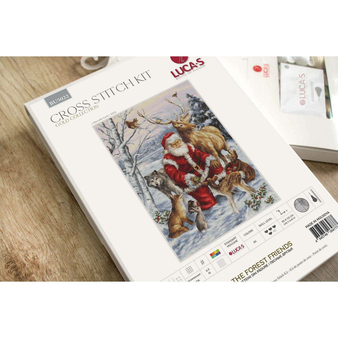 The Forest Friends BU5022L Counted Cross-Stitch Kit