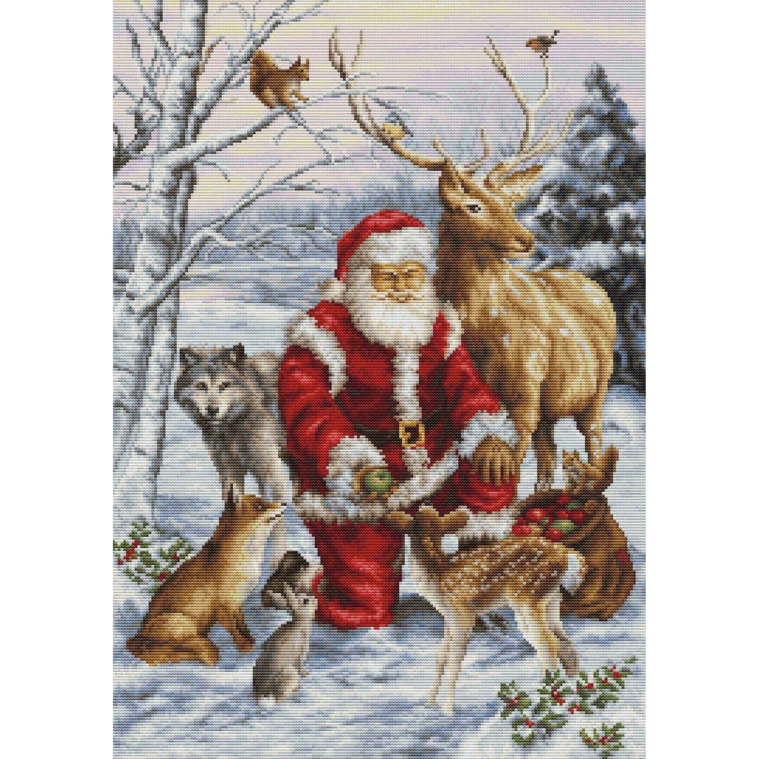 The Forest Friends BU5022L Counted Cross-Stitch Kit