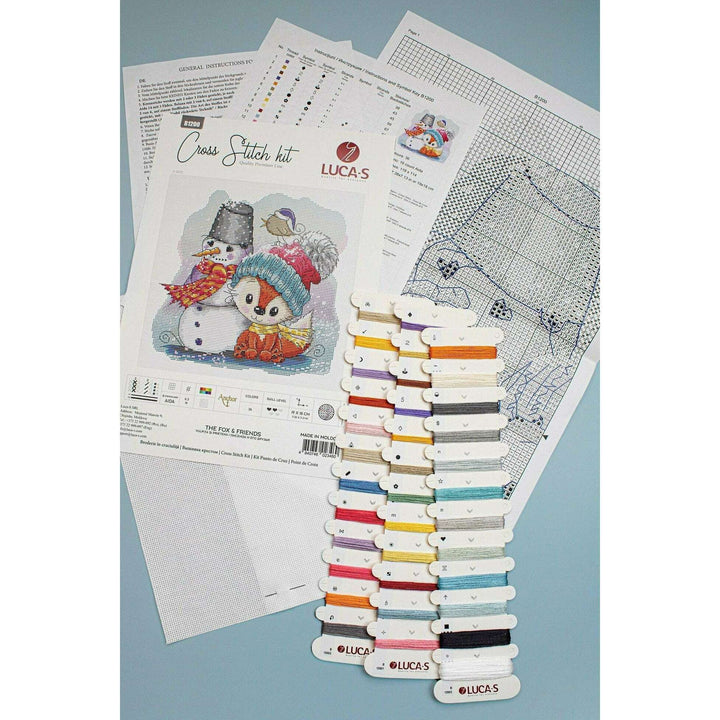The fox & Friends B1200l Counted Cross-Stitch Kit