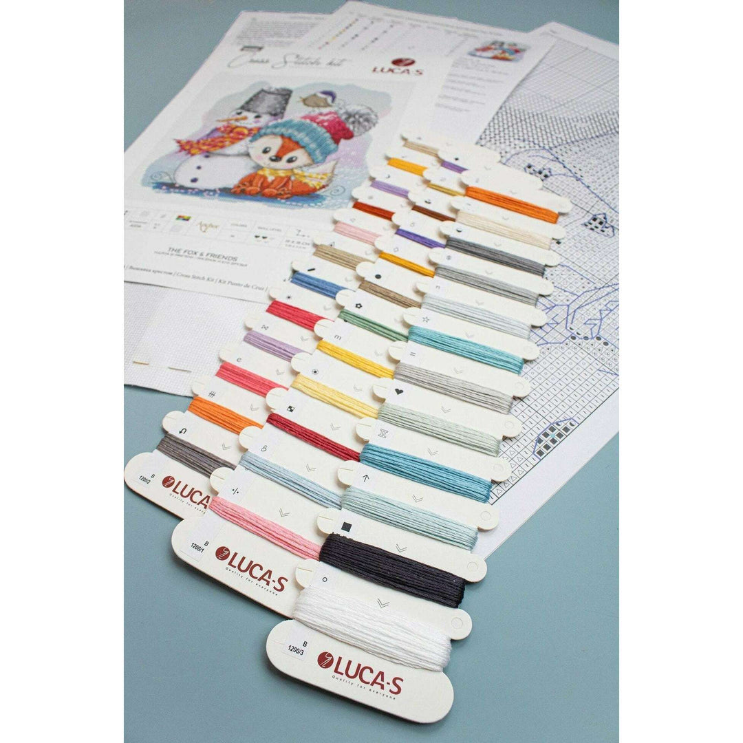 The fox & Friends B1200l Counted Cross-Stitch Kit