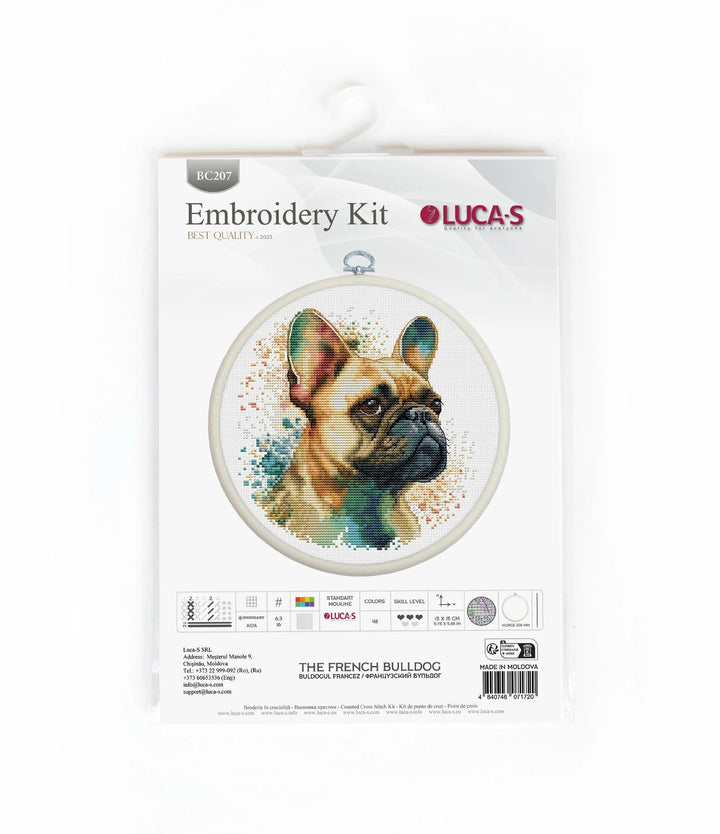 The French Bulldog BC207l Counted Cross-Stitch Kit