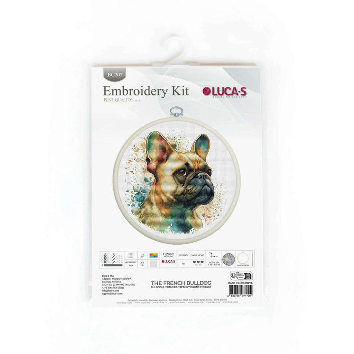 The French Bulldog BC207l Counted Cross-Stitch Kit