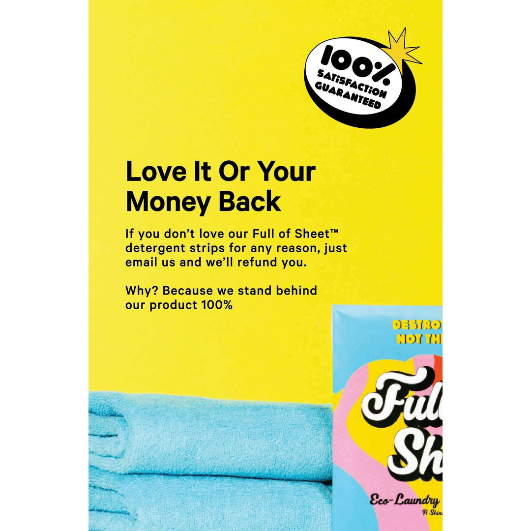 The Full Of Sheet | Boulder Breeze Eco-Laundry Detergent Strips
