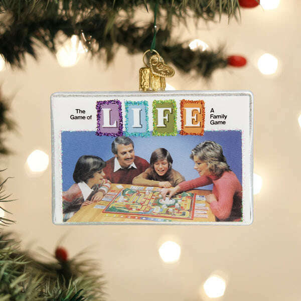 Old World Christmas The Game of Life Blown Glass Ornament