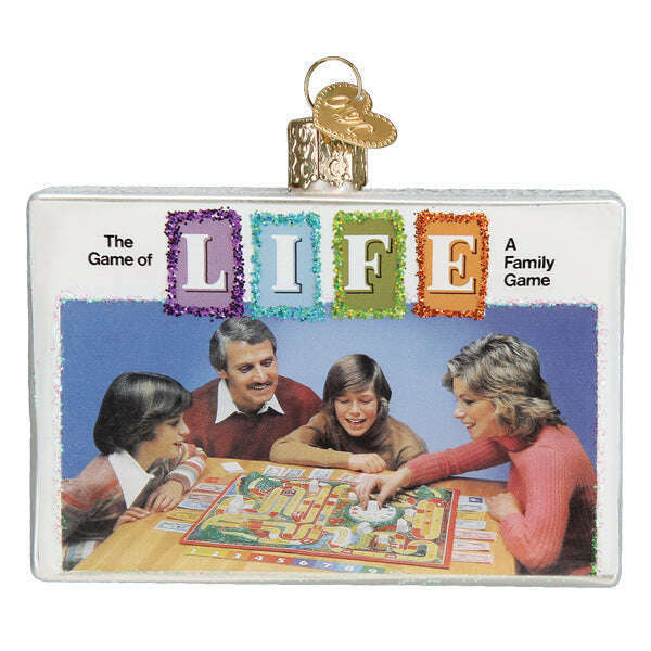 Old World Christmas The Game of Life Blown Glass Ornament