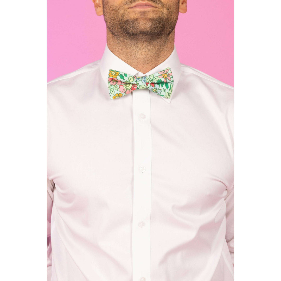 The Garden Party | Floral Derby Bow Tie