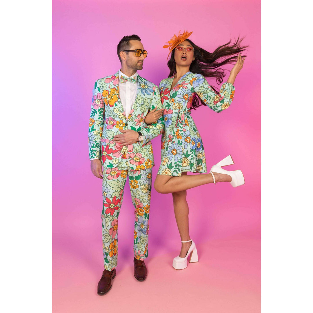 The Garden Party | Floral Derby Wrap Dress
