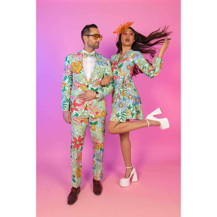 The Garden Party | Floral Derby Wrap Dress