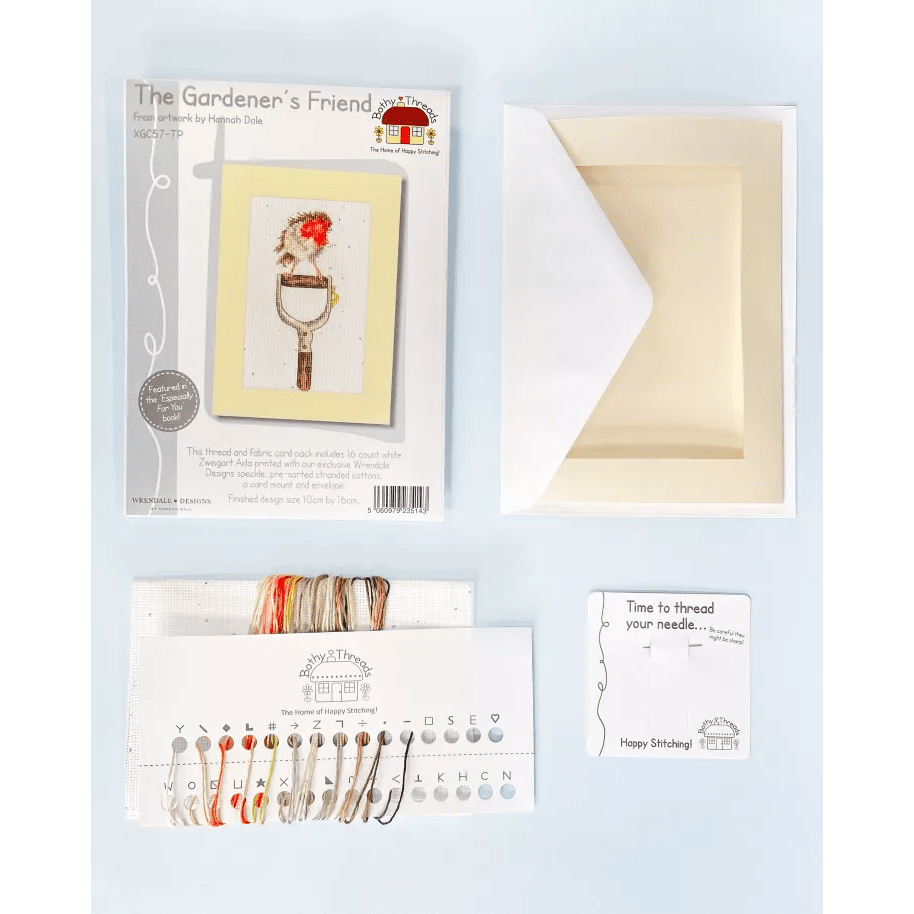 The Gardener's Friend -Thread Pack XGC57-TP Counted Cross Stitch Kit