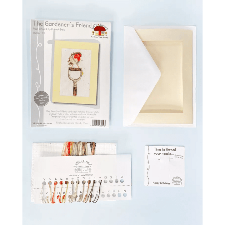 The Gardener's Friend -Thread Pack XGC57-TP Counted Cross Stitch Kit