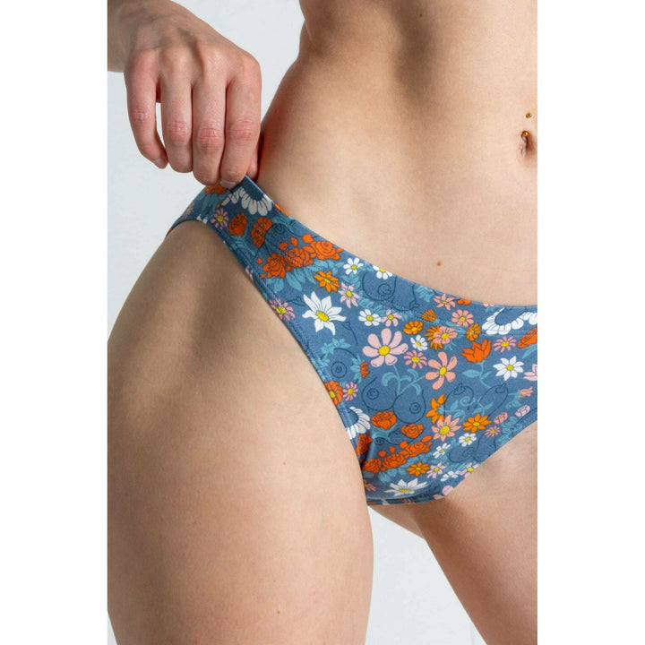 The Gardening Nips | Busty Floral Modal Bikini Underwear