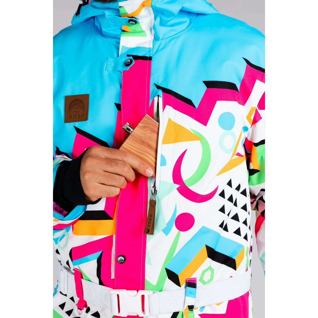 The Geodisiac | Mens Retro Neon Ski Suit