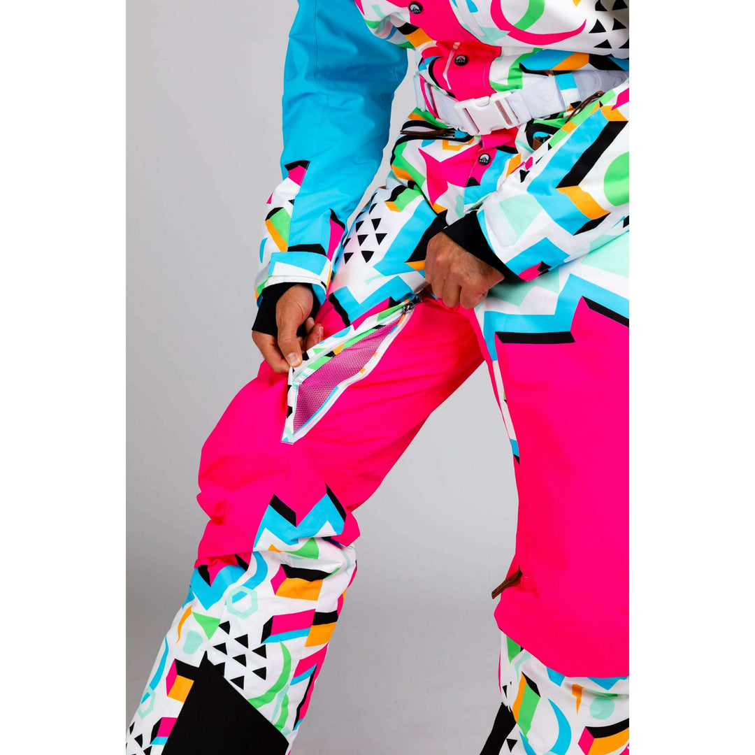 The Geodisiac | Mens Retro Neon Ski Suit