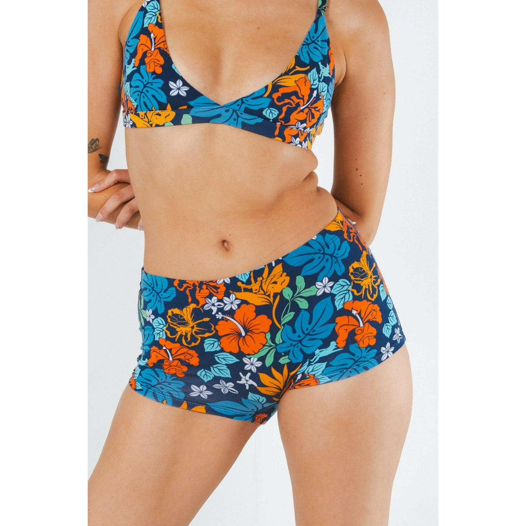 The Get Lei'd | Naughty Tropical Modal Boyshort Underwear