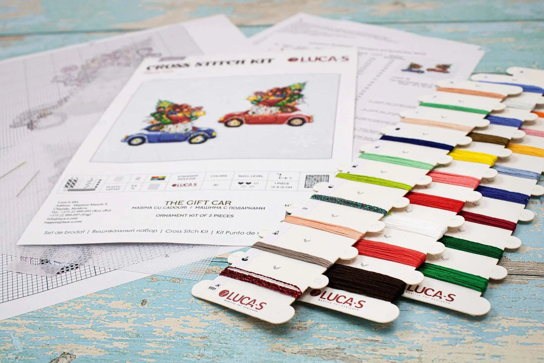 The Gift Car JK035L Counted Cross-Stitch Kit