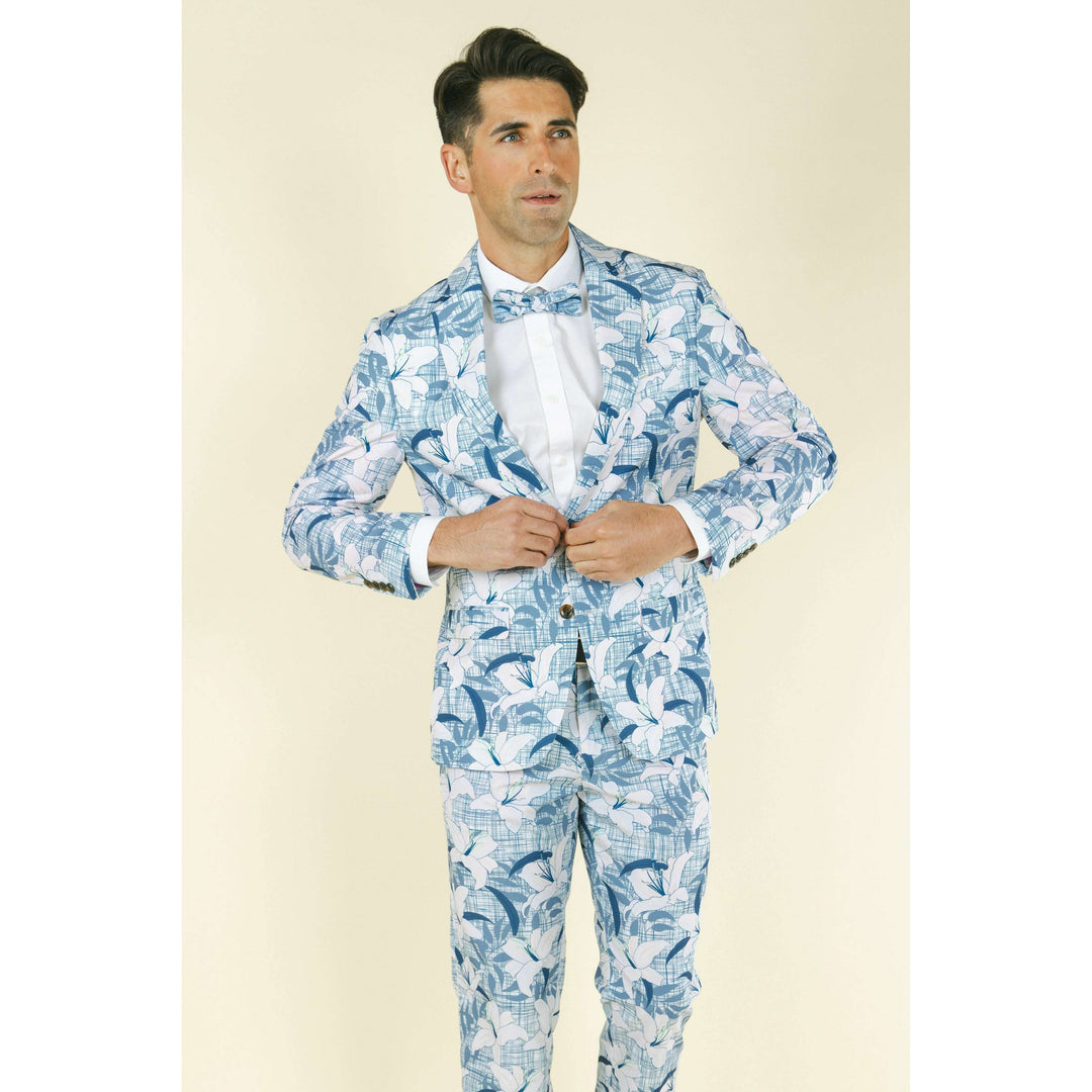 The Gilded Lily | Crosshatch Lilies Suit